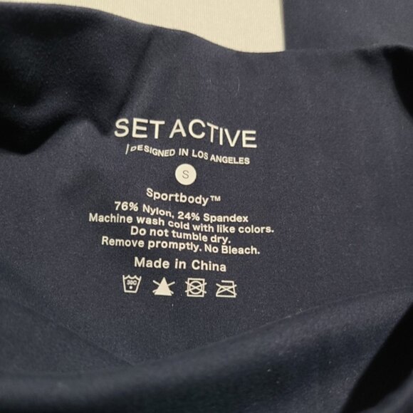 SET ACTIVE Sportbody Leggings Oxford sz S - Picture 7 of 9